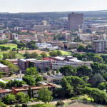 Bloemfontein the capital city of the Free State Province.