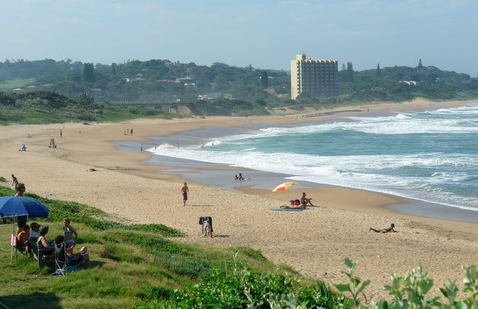 Umtentweni beach on the south coast