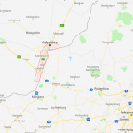 South East Botswana surrounds Gaborone