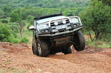 4x4 camp sites and routes in Gauteng