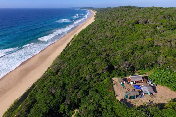 camping in mozambique